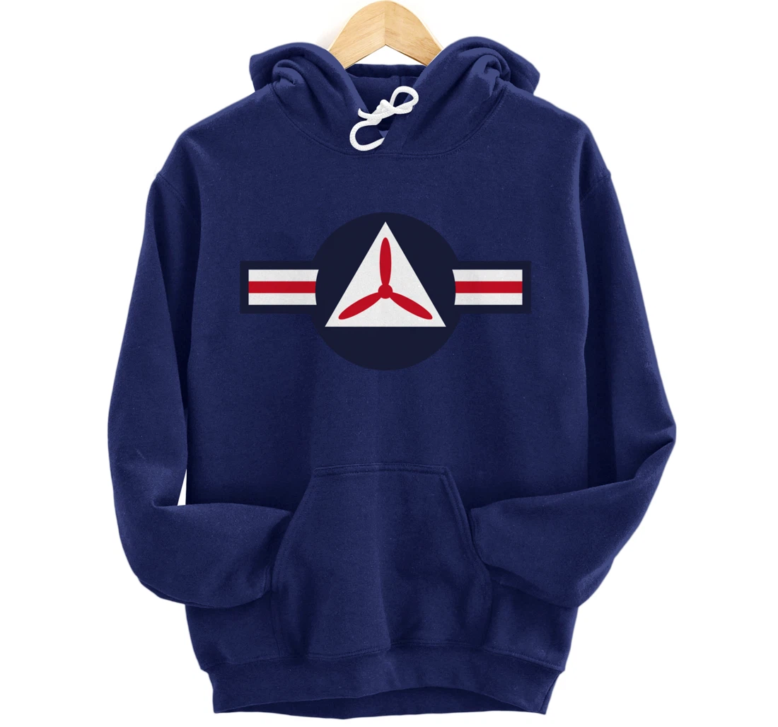 Civil Air Patrol Roundel Air Force CAP Military Veteran USA Pullover Hoodie