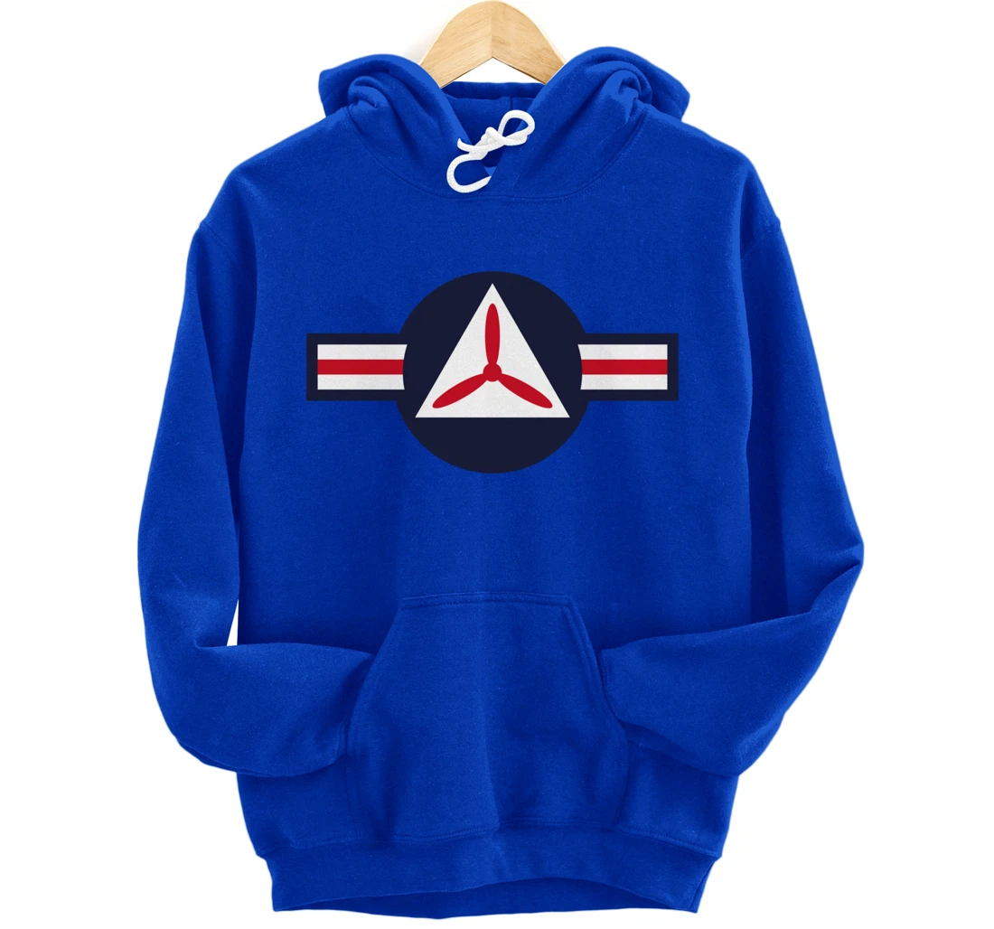 Civil Air Patrol Roundel Air Force CAP Military Veteran USA Pullover Hoodie