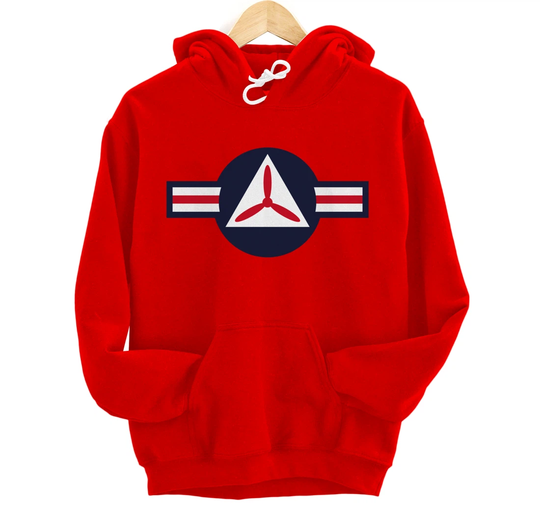 Civil Air Patrol Roundel Air Force CAP Military Veteran USA Pullover Hoodie