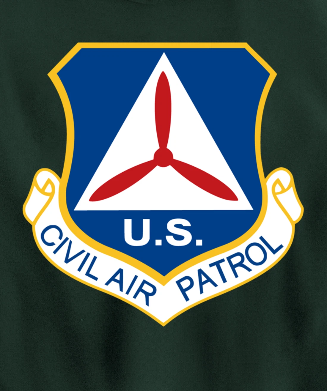 Civil Air Patrol Logo Air Force CAP Military Veteran USA Pullover Hoodie