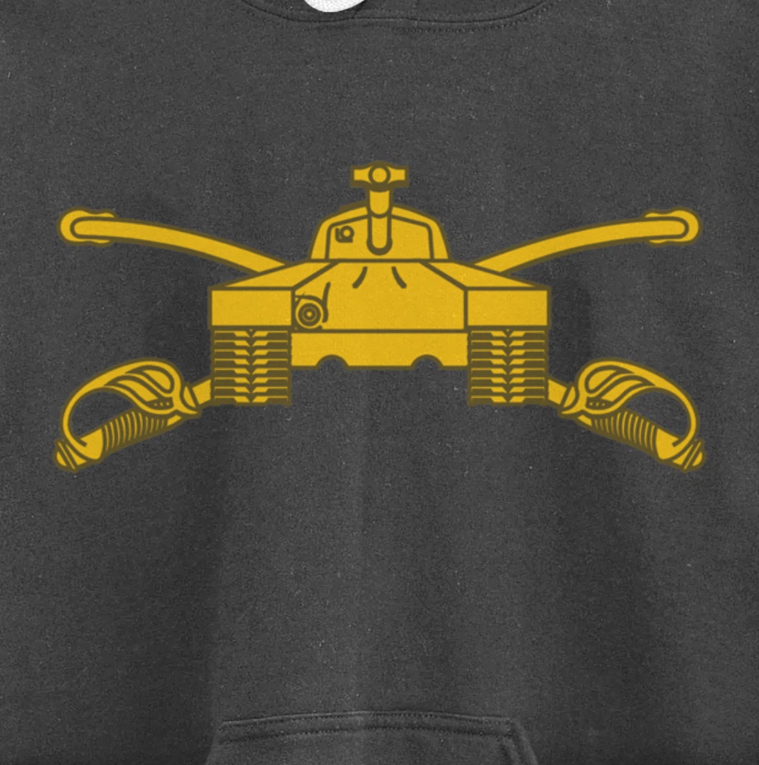US Army Armor Branch Insignia Military Tank Veteran Tanker Pullover Hoodie