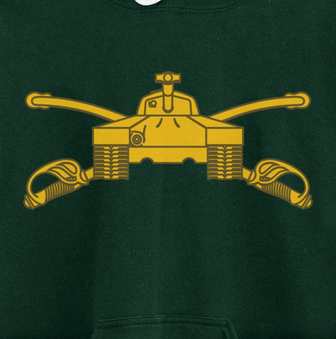 US Army Armor Branch Insignia Military Tank Veteran Tanker Pullover Hoodie