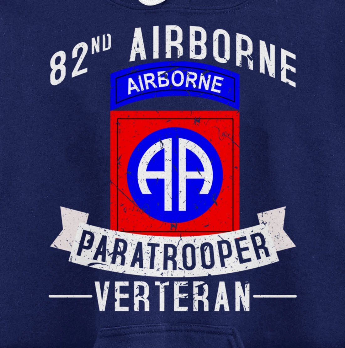 82nd Airborne Division Paratrooper Army Veteran Pullover Hoodie
