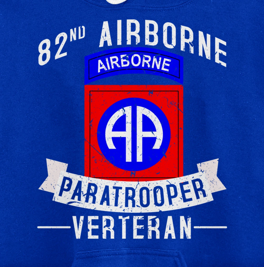 82nd Airborne Division Paratrooper Army Veteran Pullover Hoodie