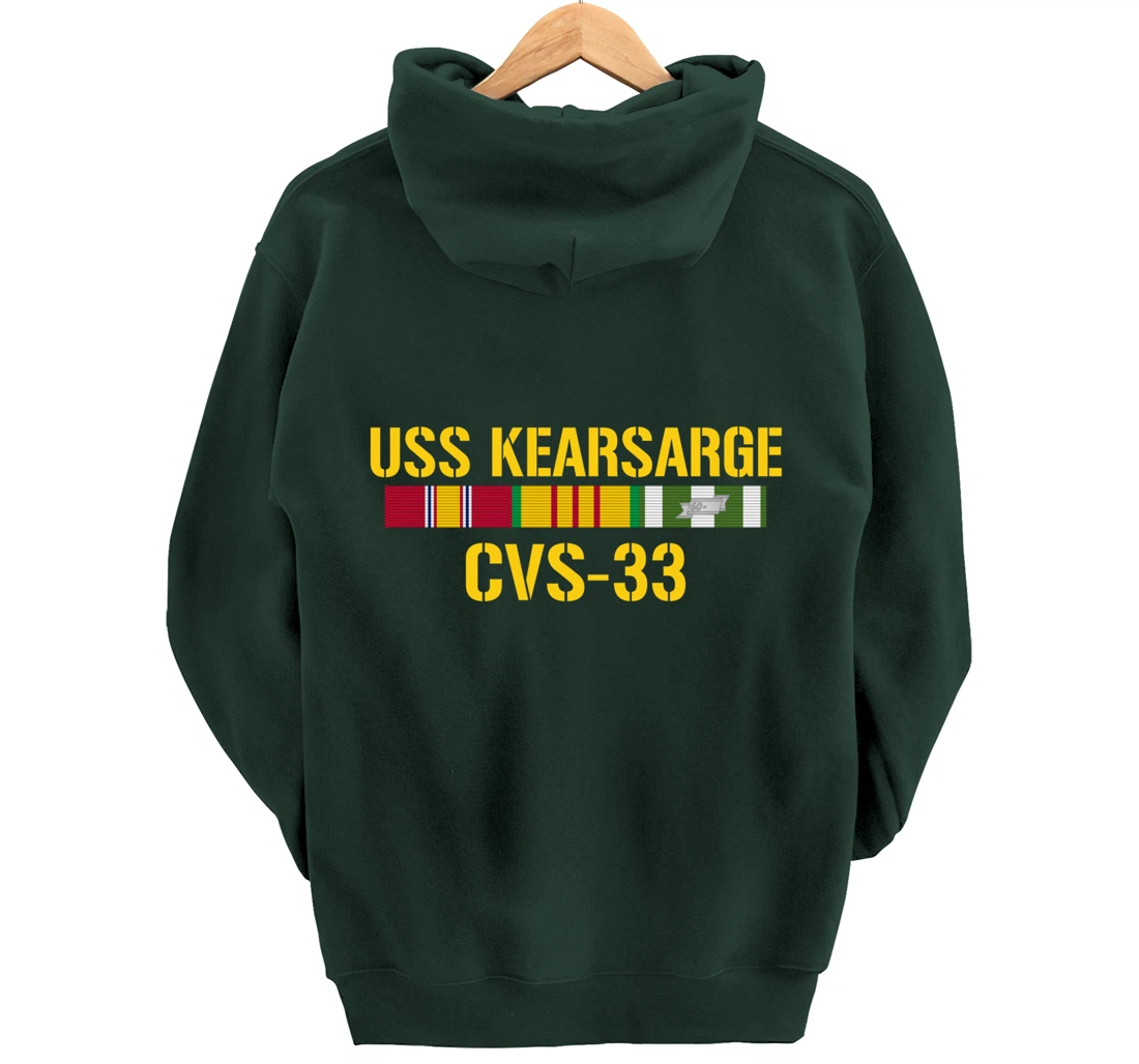 USS Kearsarge CVS-33 Vietnam Veteran Pullover Hoodie