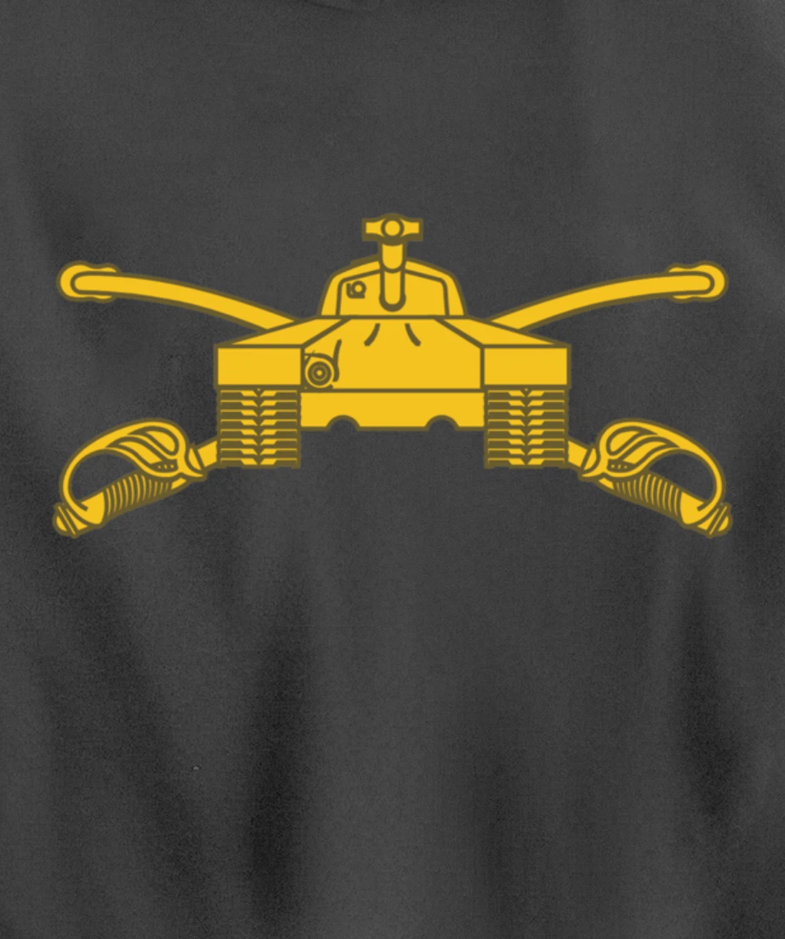 US Army Armor Branch Insignia Military Tank Veteran Tanker Pullover Hoodie