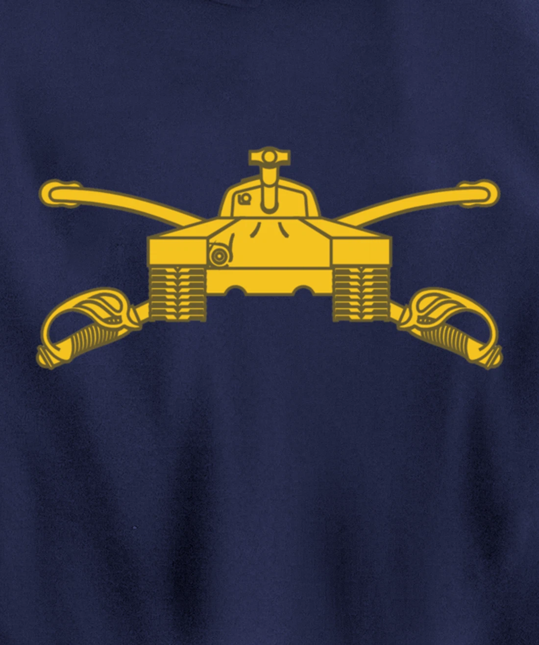 US Army Armor Branch Insignia Military Tank Veteran Tanker Pullover Hoodie