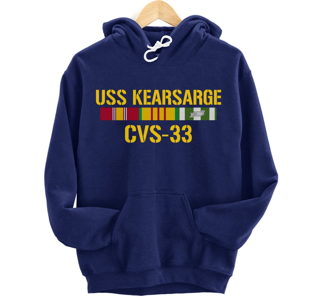 USS Kearsarge CVS-33 Vietnam Veteran Pullover Hoodie
