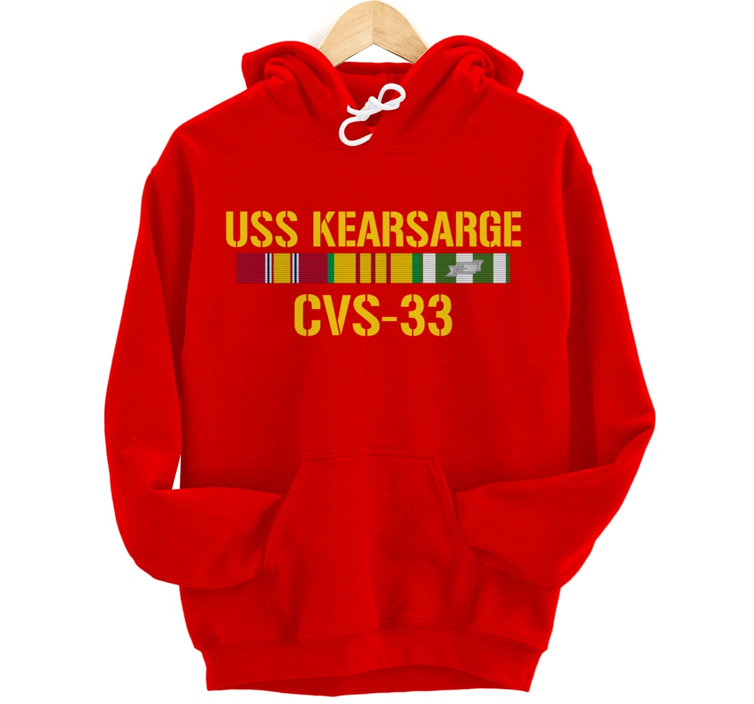 USS Kearsarge CVS-33 Vietnam Veteran Pullover Hoodie