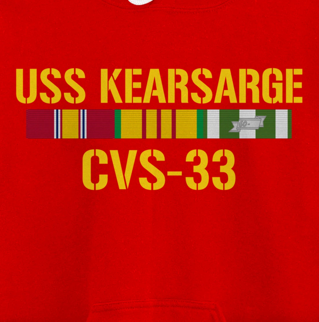 USS Kearsarge CVS-33 Vietnam Veteran Pullover Hoodie