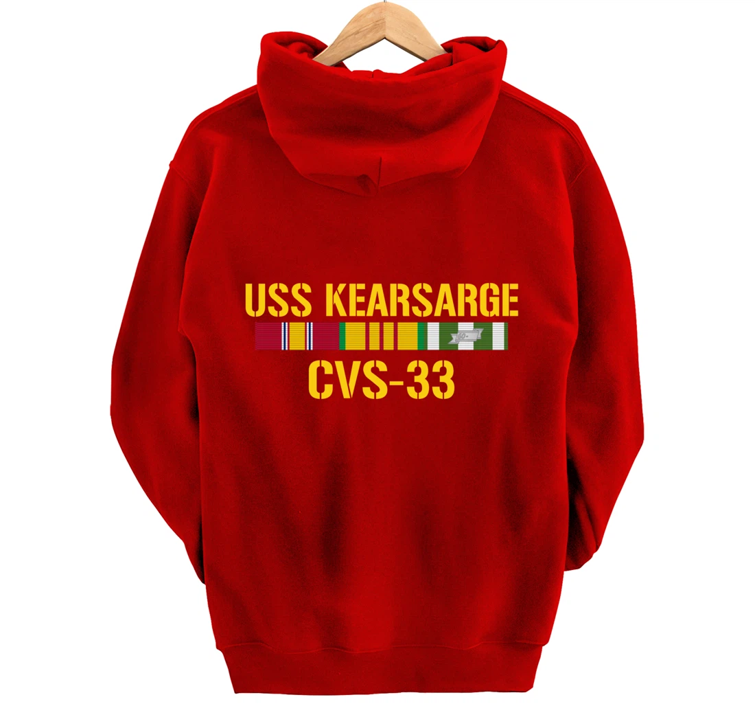 USS Kearsarge CVS-33 Vietnam Veteran Pullover Hoodie