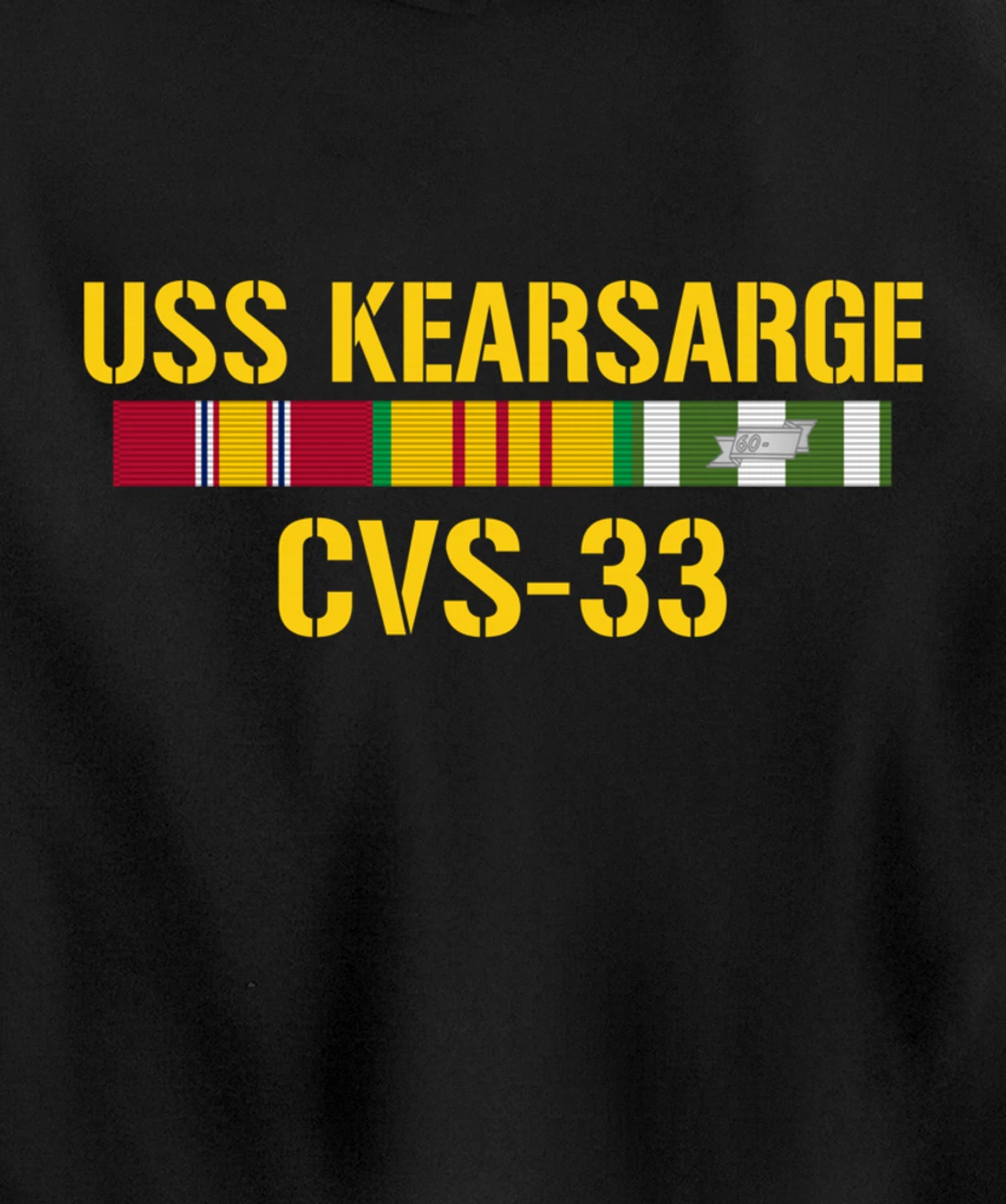 USS Kearsarge CVS-33 Vietnam Veteran Pullover Hoodie