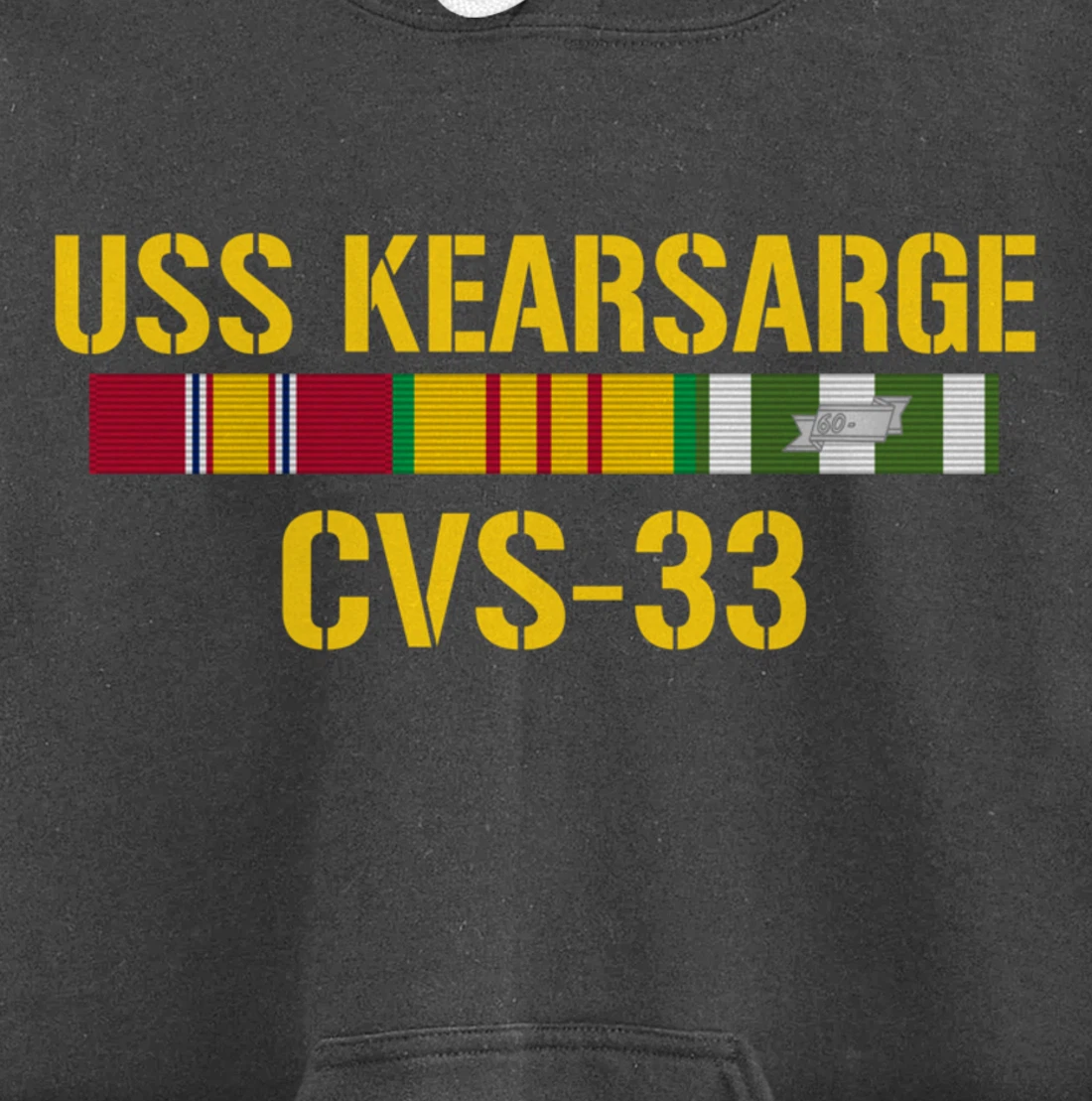 USS Kearsarge CVS-33 Vietnam Veteran Pullover Hoodie