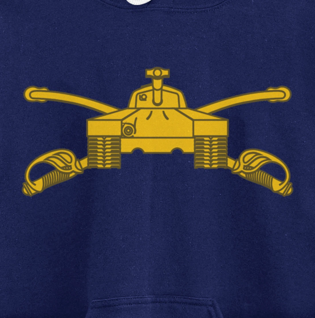 US Army Armor Branch Insignia Military Tank Veteran Tanker Pullover Hoodie