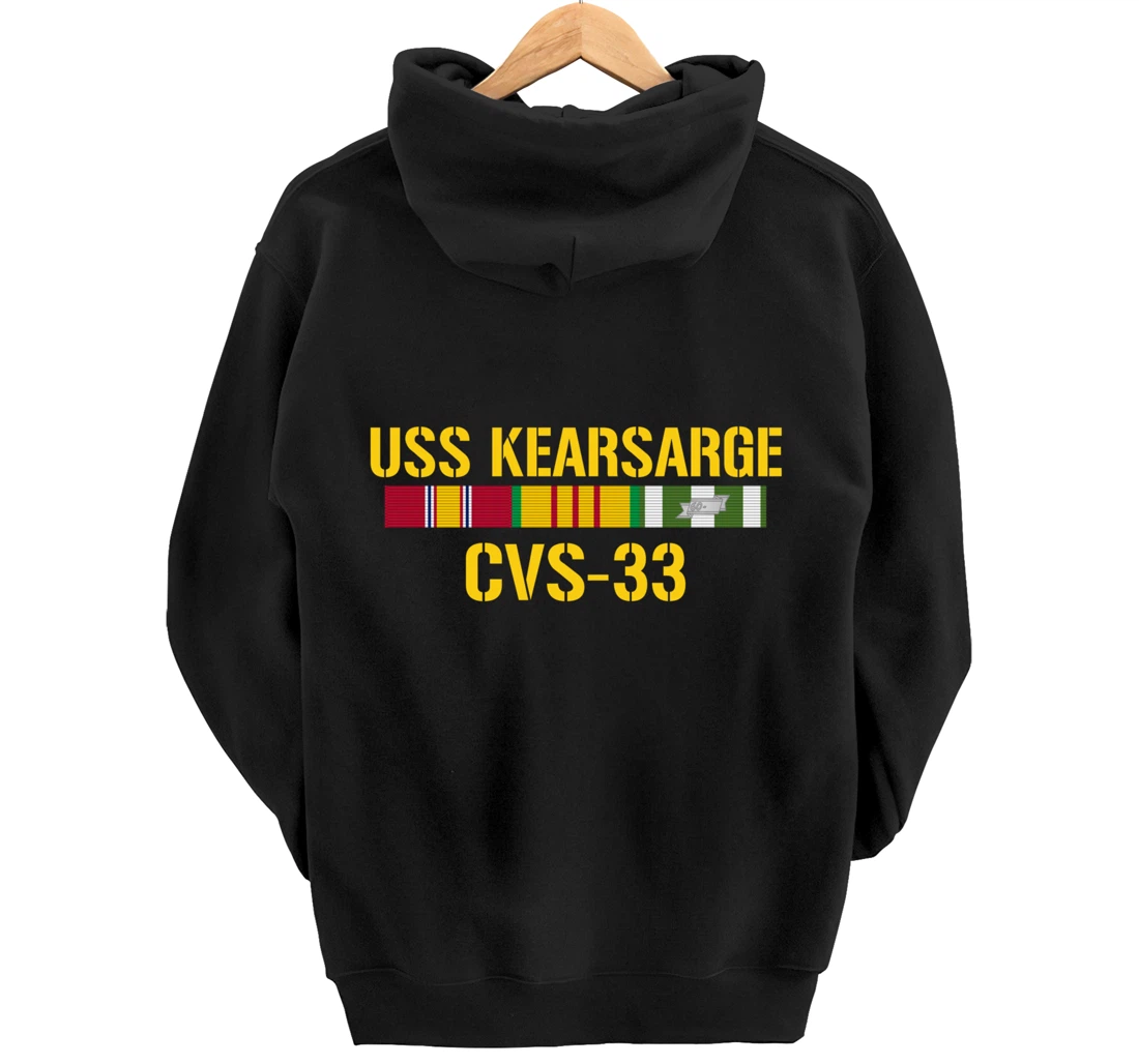 USS Kearsarge CVS-33 Vietnam Veteran Pullover Hoodie