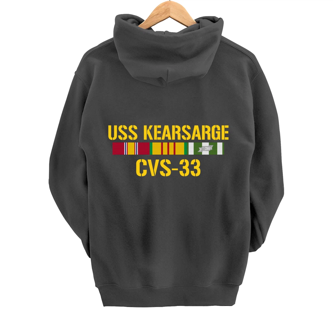 USS Kearsarge CVS-33 Vietnam Veteran Pullover Hoodie