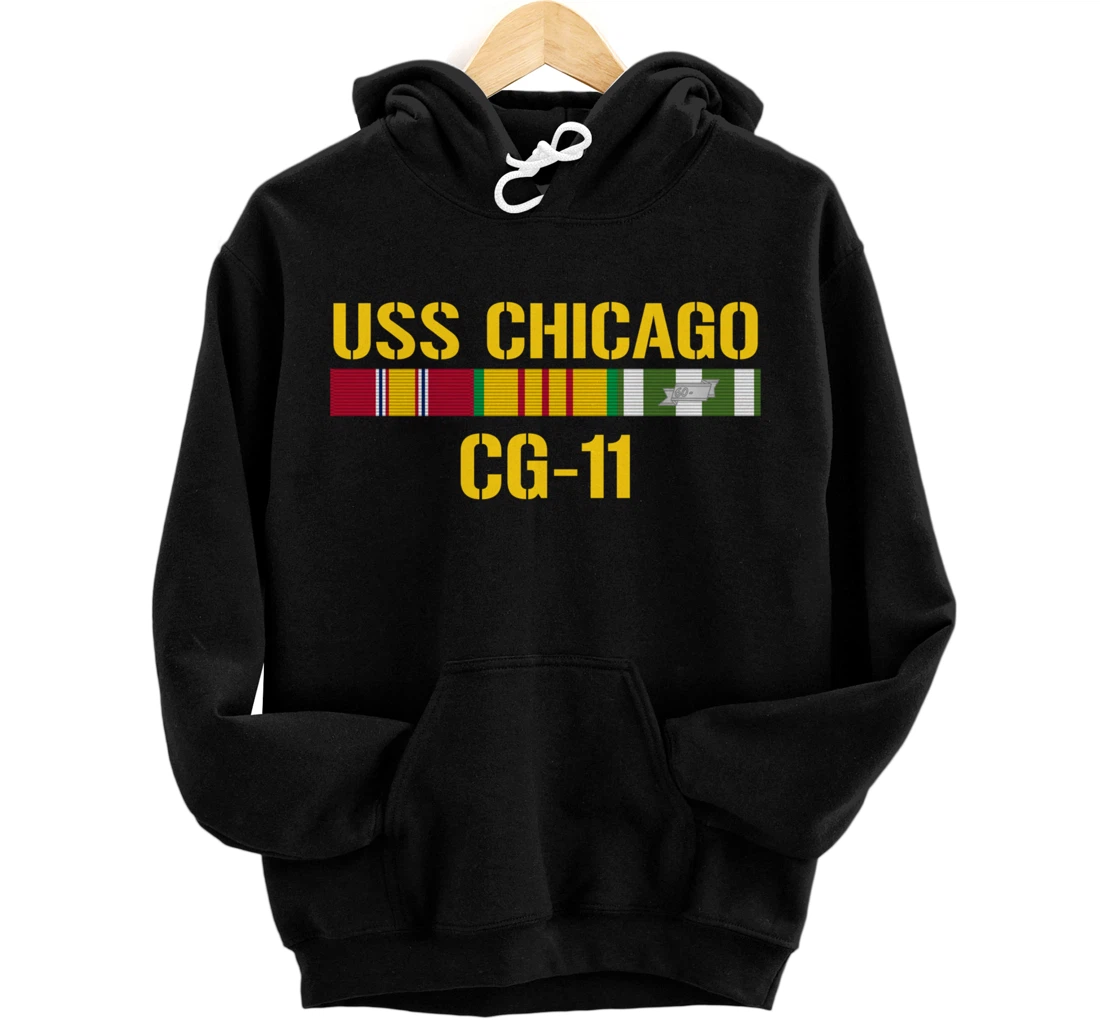 USS Chicago CG-11 Vietnam Veteran Pullover Hoodie
