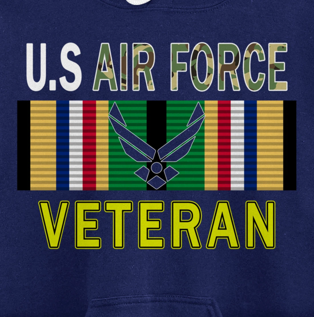 Air Force US Veterans Day Gift Shirt-US Air Force Veteran Pullover Hoodie