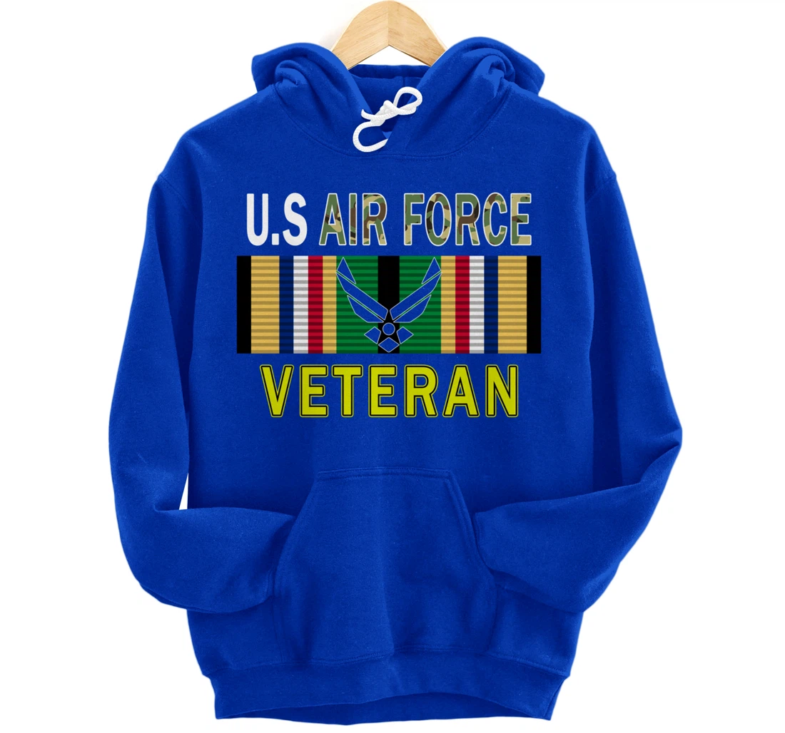 Air Force US Veterans Day Gift Shirt-US Air Force Veteran Pullover Hoodie