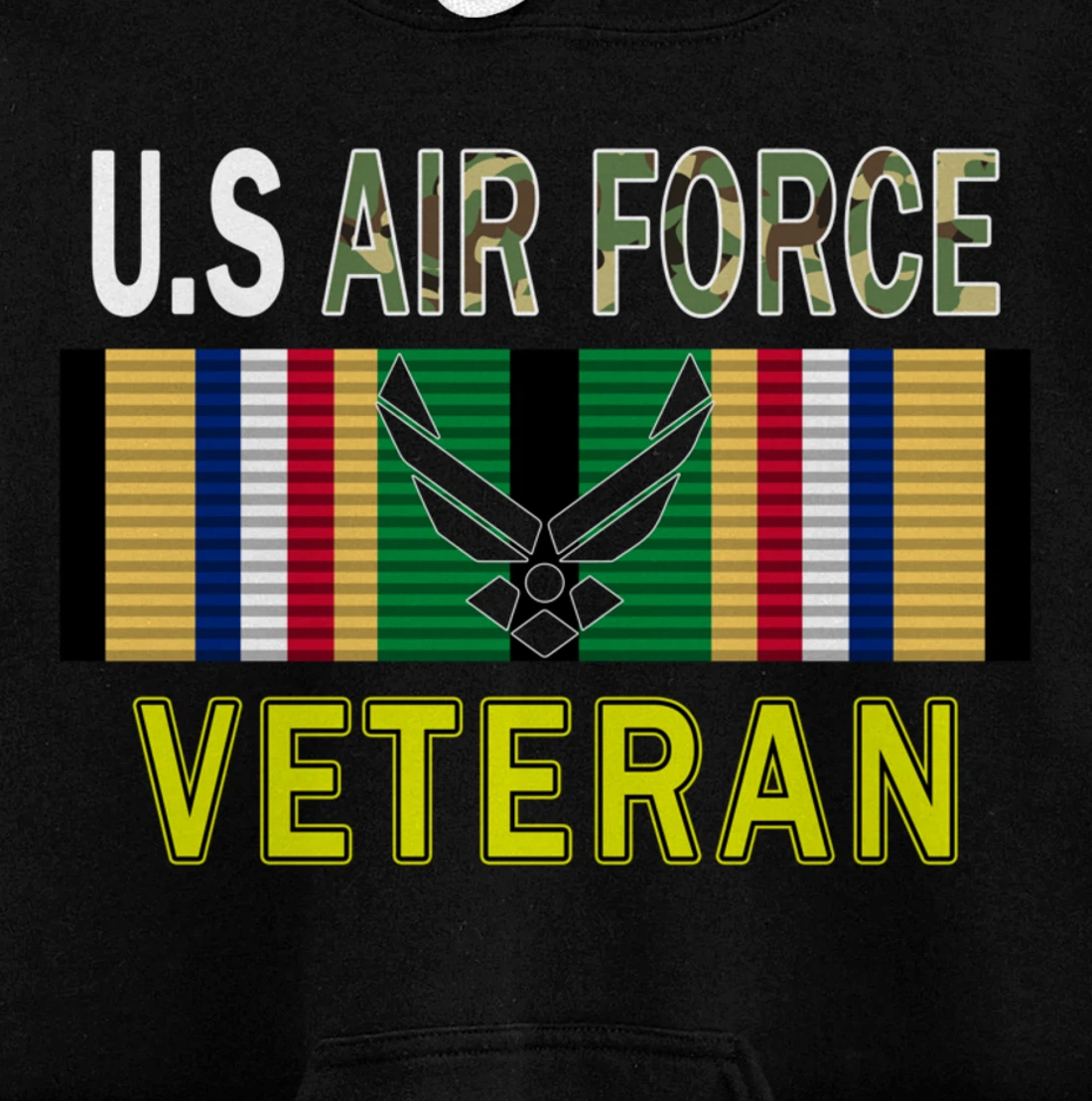 Air Force US Veterans Day Gift Shirt-US Air Force Veteran Pullover Hoodie