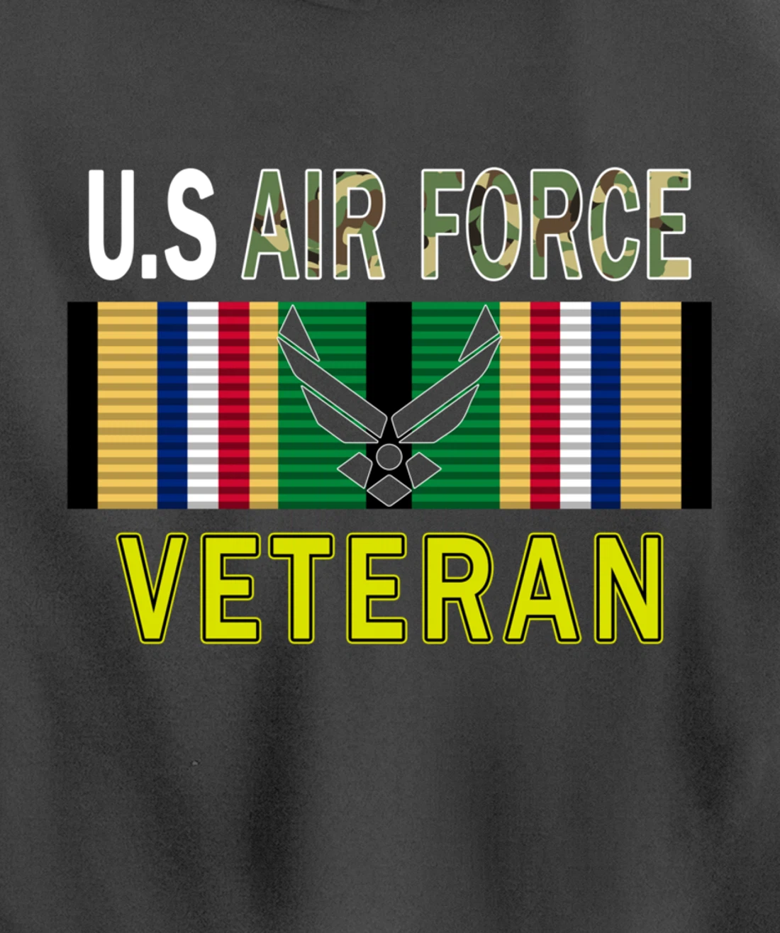 Air Force US Veterans Day Gift Shirt-US Air Force Veteran Pullover Hoodie