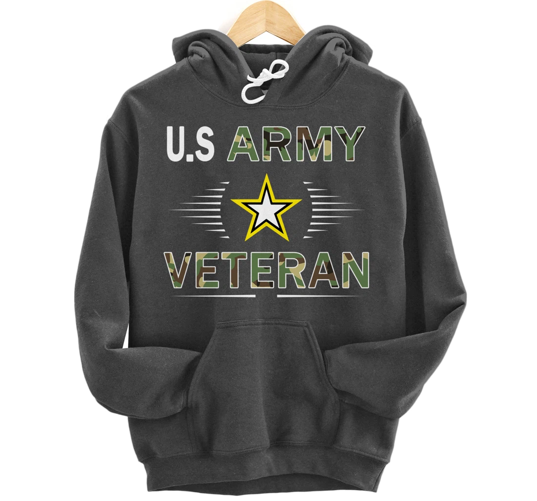 US Army Veteran Hoodie Funny Veterans Day Cool Gift Pullover Hoodie