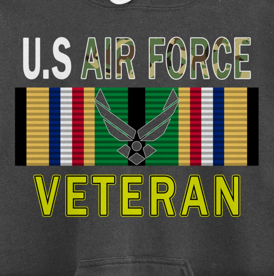 Air Force US Veterans Day Gift Shirt-US Air Force Veteran Pullover Hoodie