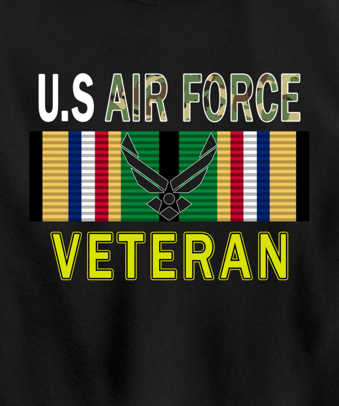 Air Force US Veterans Day Gift Shirt-US Air Force Veteran Pullover Hoodie