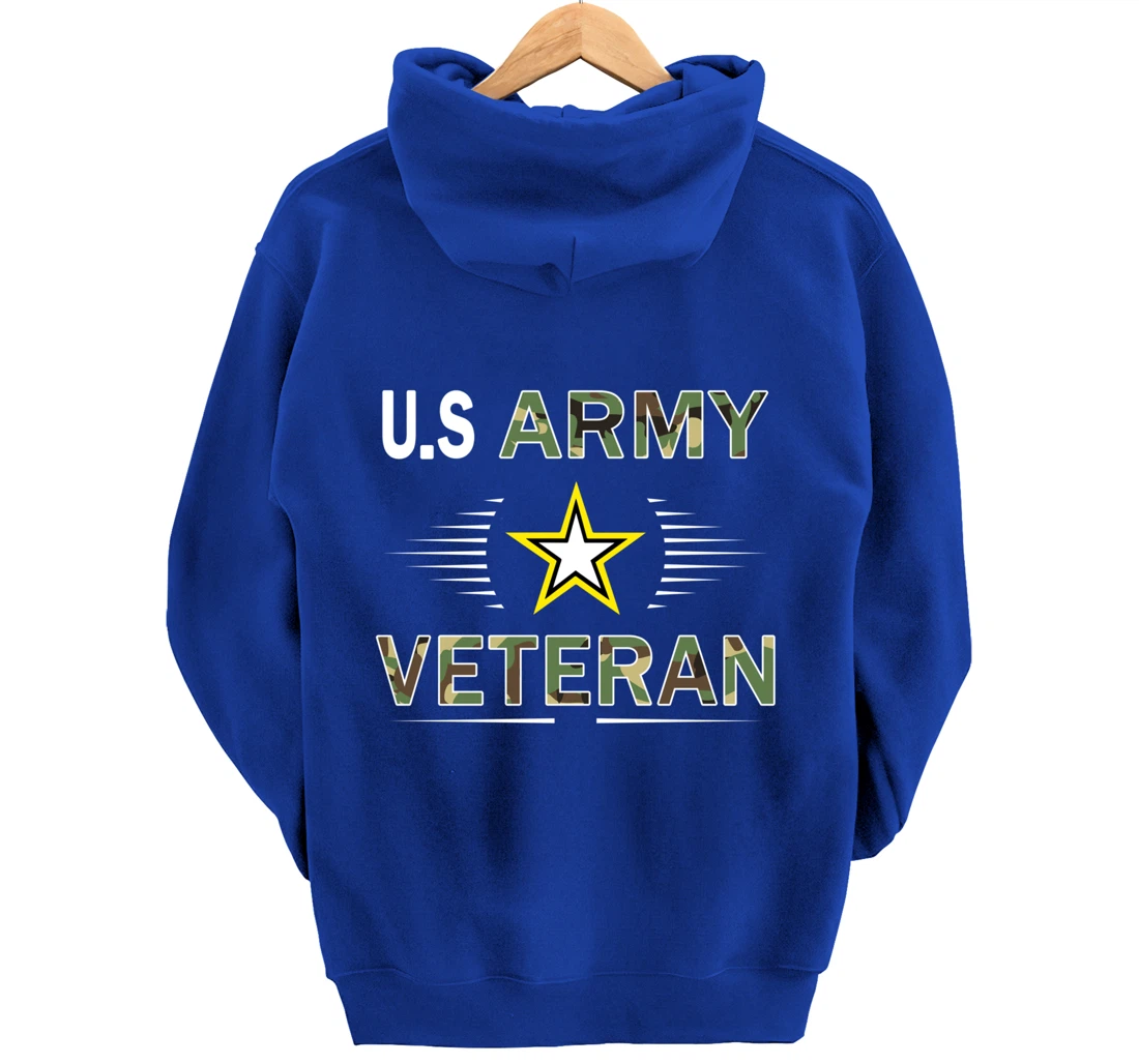 US Army Veteran Hoodie Funny Veterans Day Cool Gift Pullover Hoodie