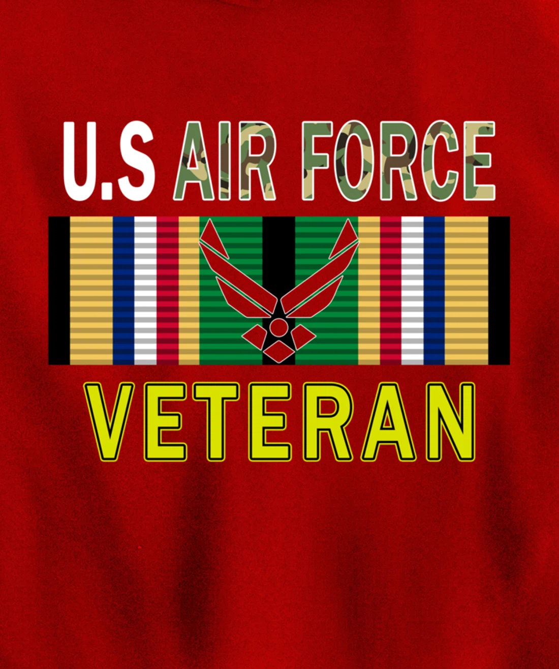Air Force US Veterans Day Gift Shirt-US Air Force Veteran Pullover Hoodie