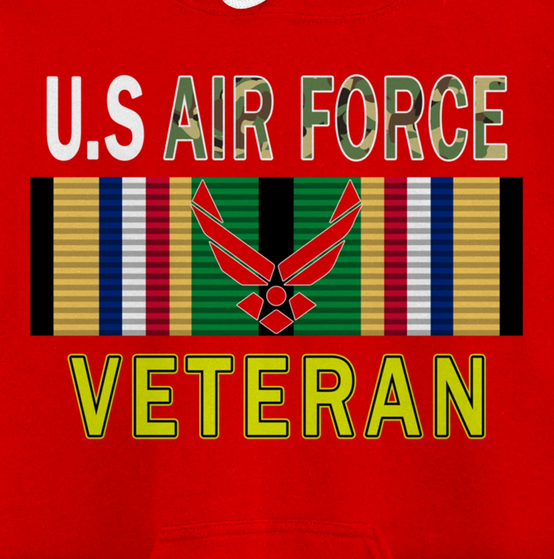 Air Force US Veterans Day Gift Shirt-US Air Force Veteran Pullover Hoodie