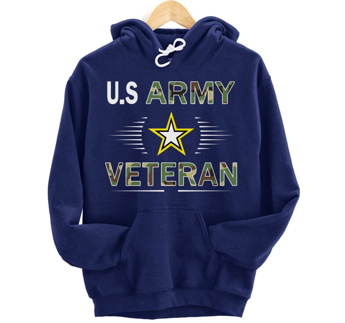 US Army Veteran Hoodie Funny Veterans Day Cool Gift Pullover Hoodie