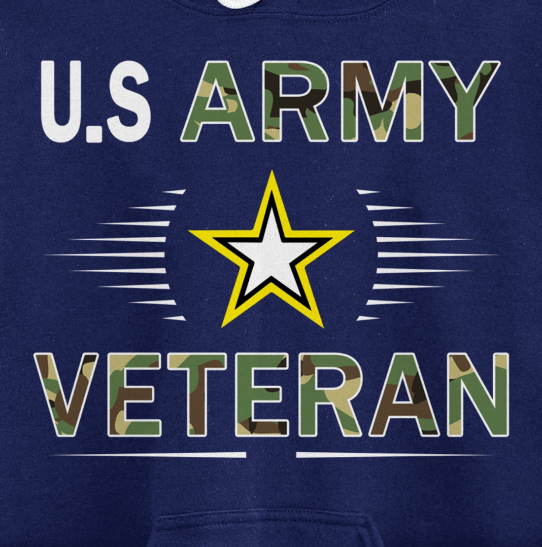 US Army Veteran Hoodie Funny Veterans Day Cool Gift Pullover Hoodie