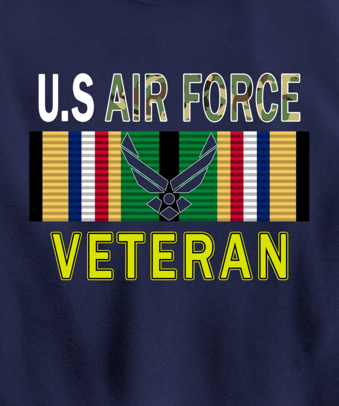 Air Force US Veterans Day Gift Shirt-US Air Force Veteran Pullover Hoodie