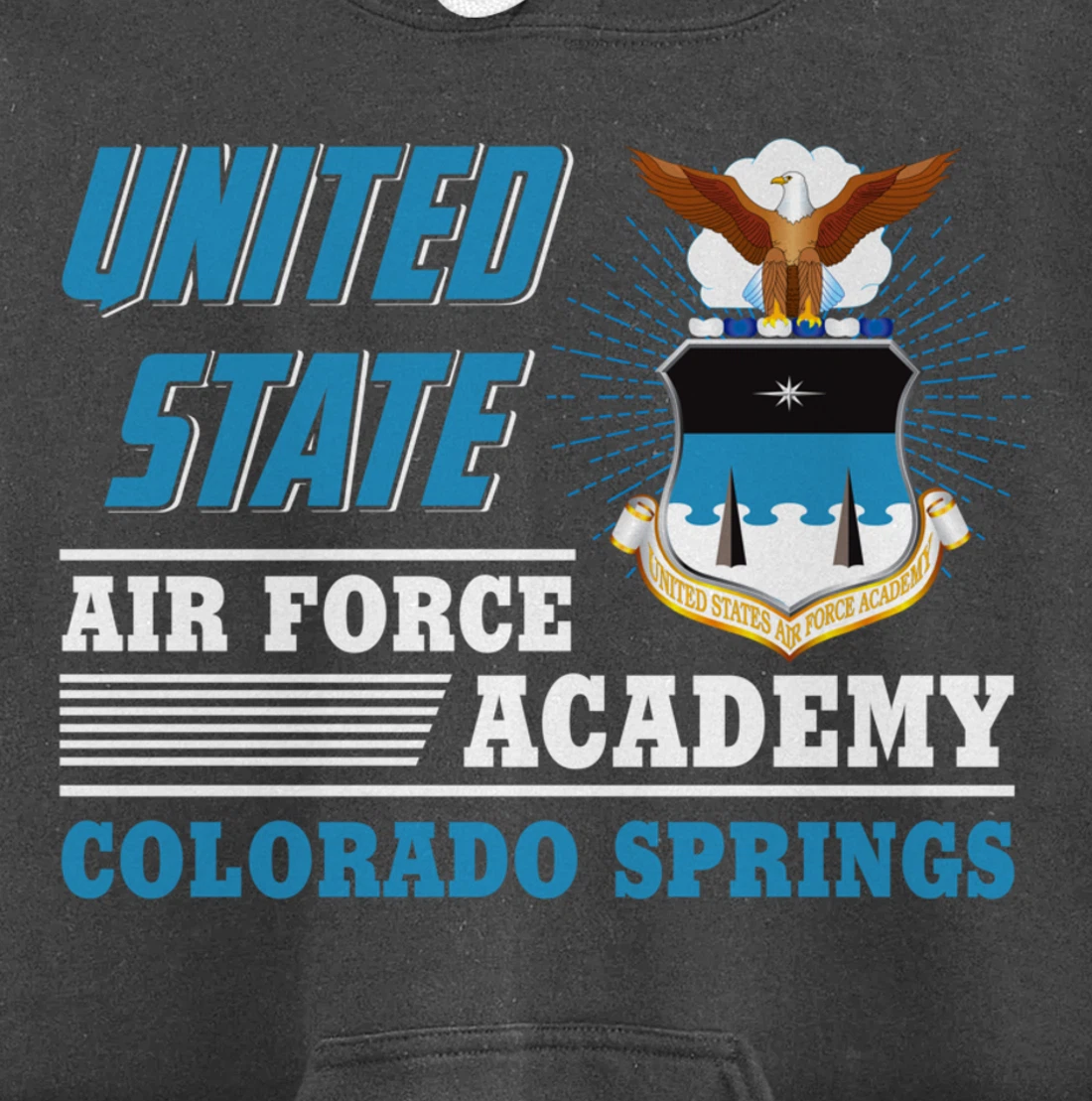 United Air Force Academy Colorado Springs Veteran's Day Gift Pullover Hoodie