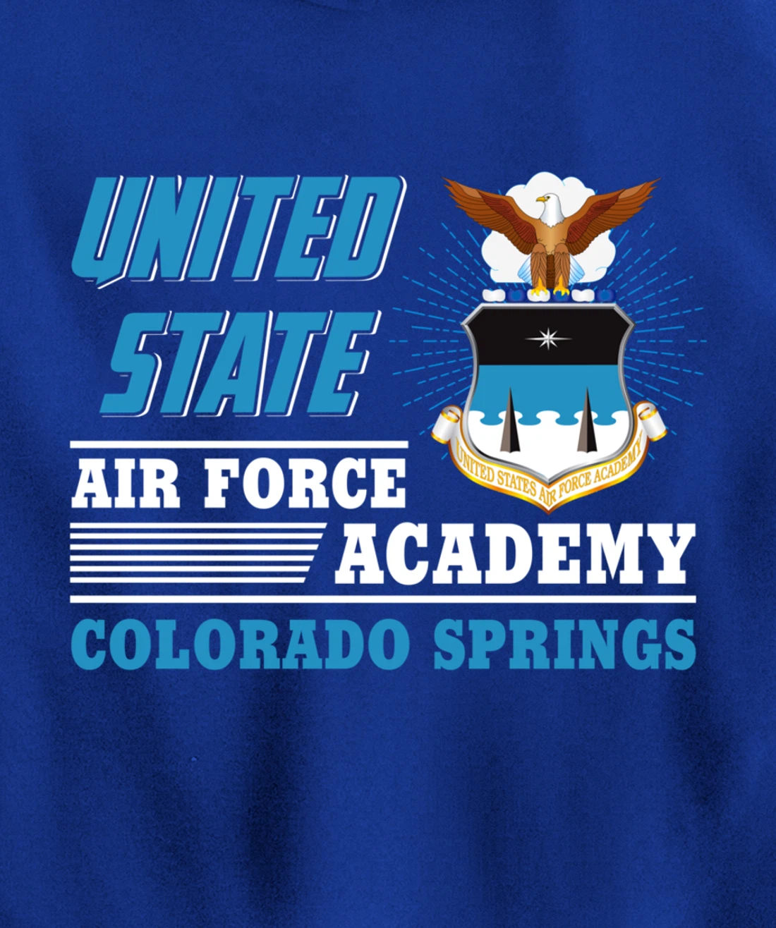 United Air Force Academy Colorado Springs Veteran's Day Gift Pullover Hoodie