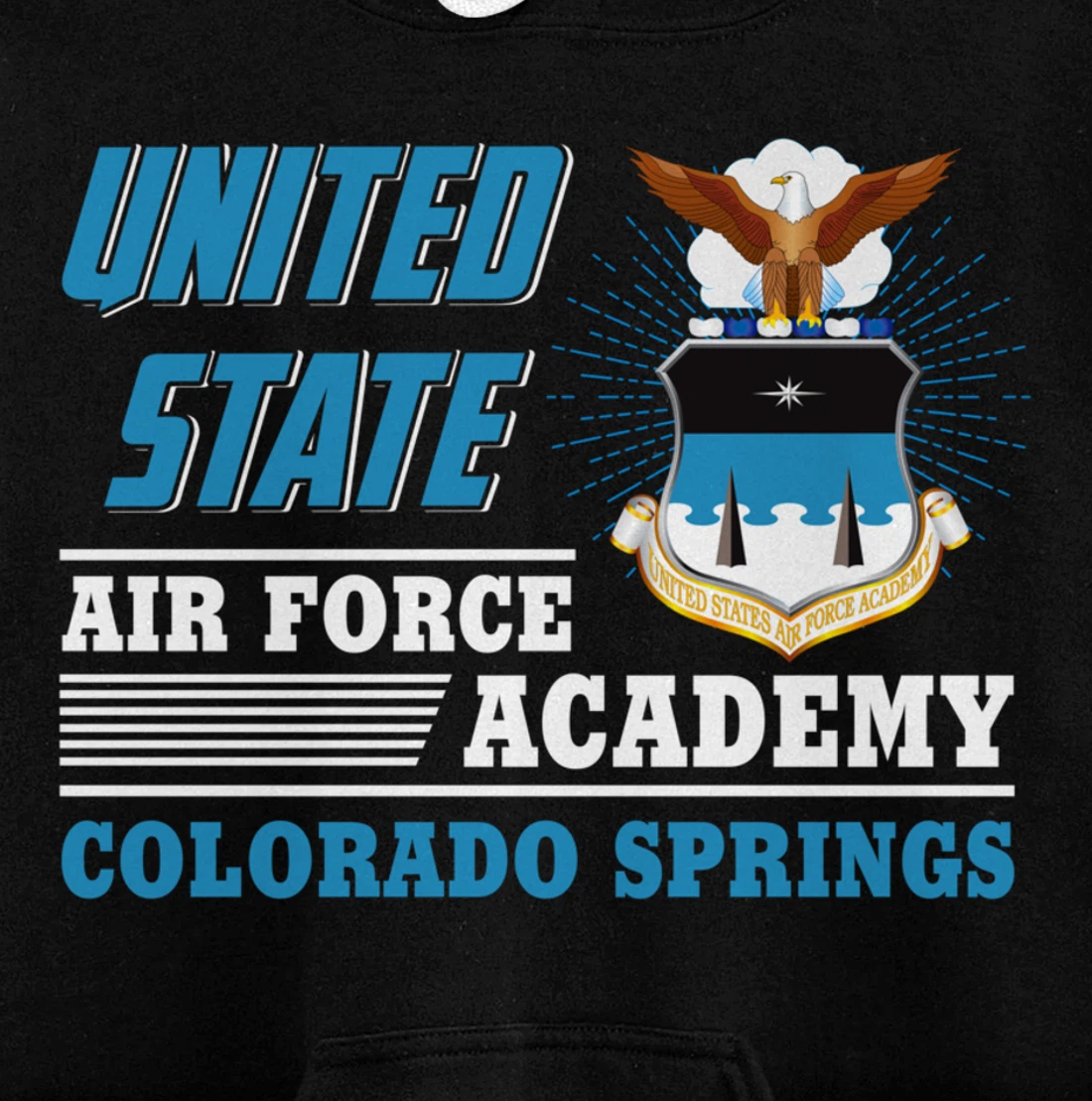 United Air Force Academy Colorado Springs Veteran's Day Gift Pullover Hoodie