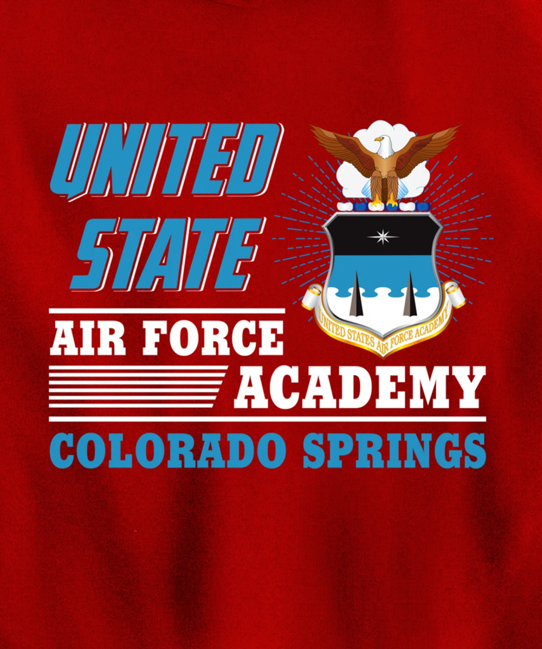 United Air Force Academy Colorado Springs Veteran's Day Gift Pullover Hoodie
