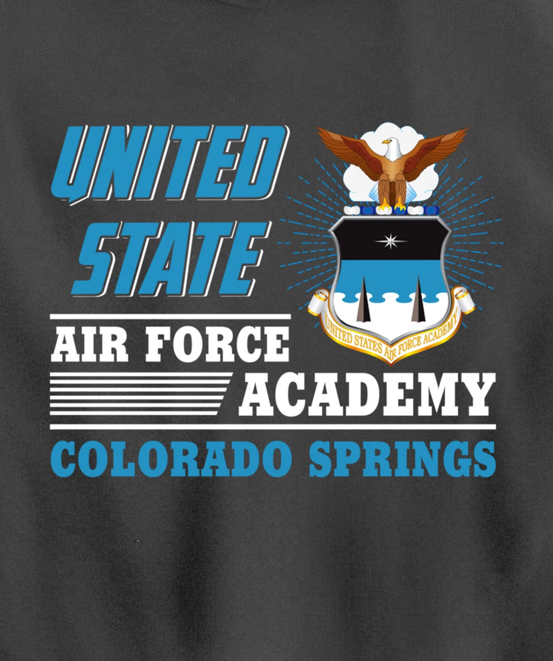 United Air Force Academy Colorado Springs Veteran's Day Gift Pullover Hoodie