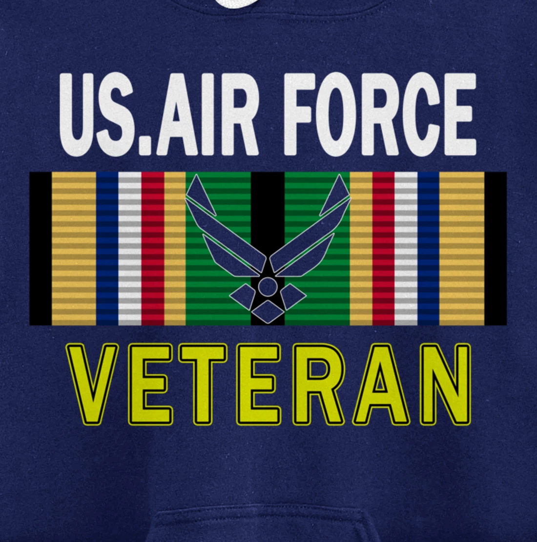 Air Force US Veterans Day Gift Shirt-US Air Force Veteran Pullover Hoodie