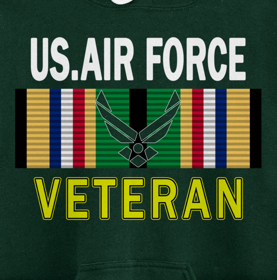 Air Force US Veterans Day Gift Shirt-US Air Force Veteran Pullover Hoodie