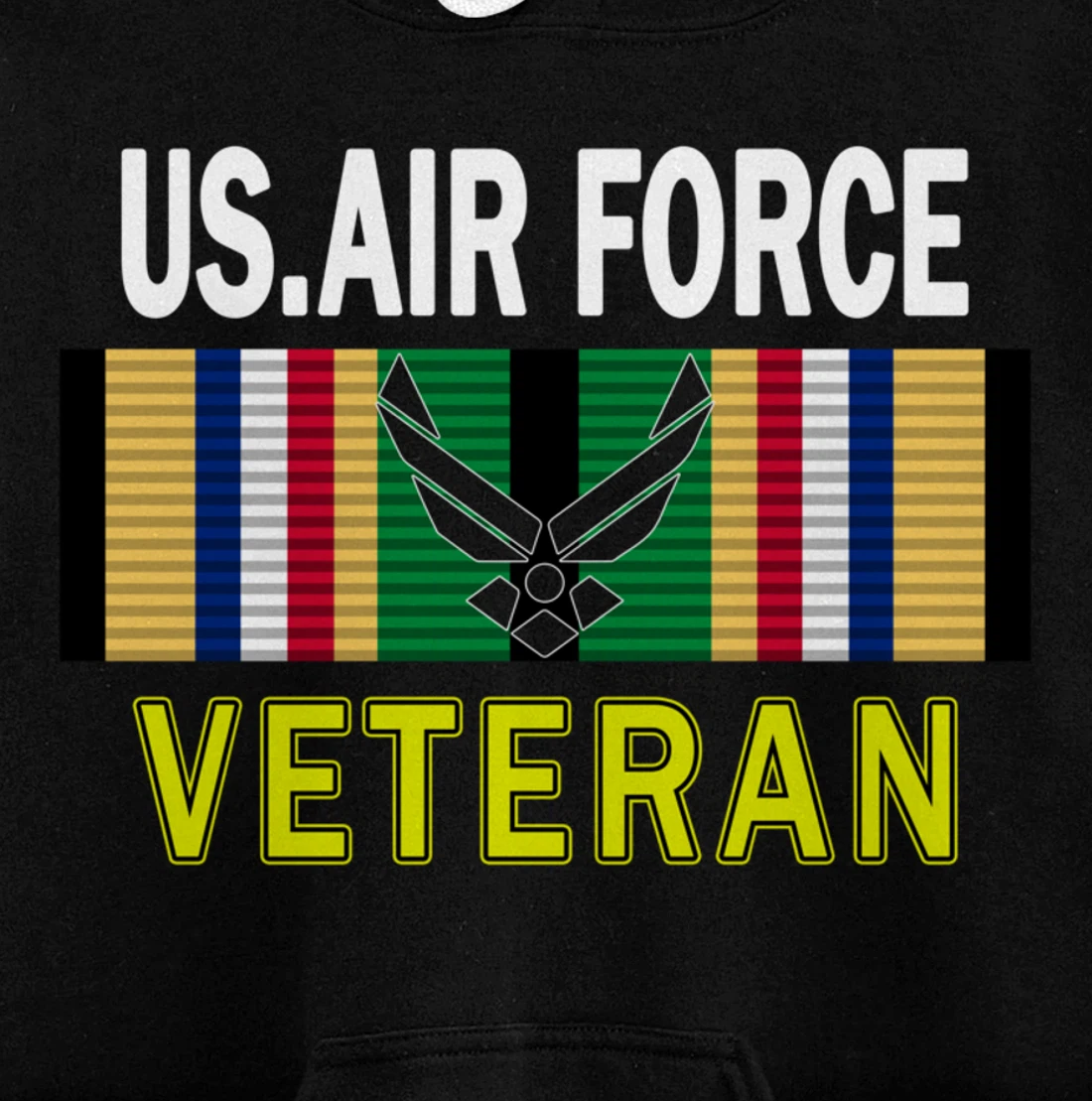 Air Force US Veterans Day Gift Shirt-US Air Force Veteran Pullover Hoodie