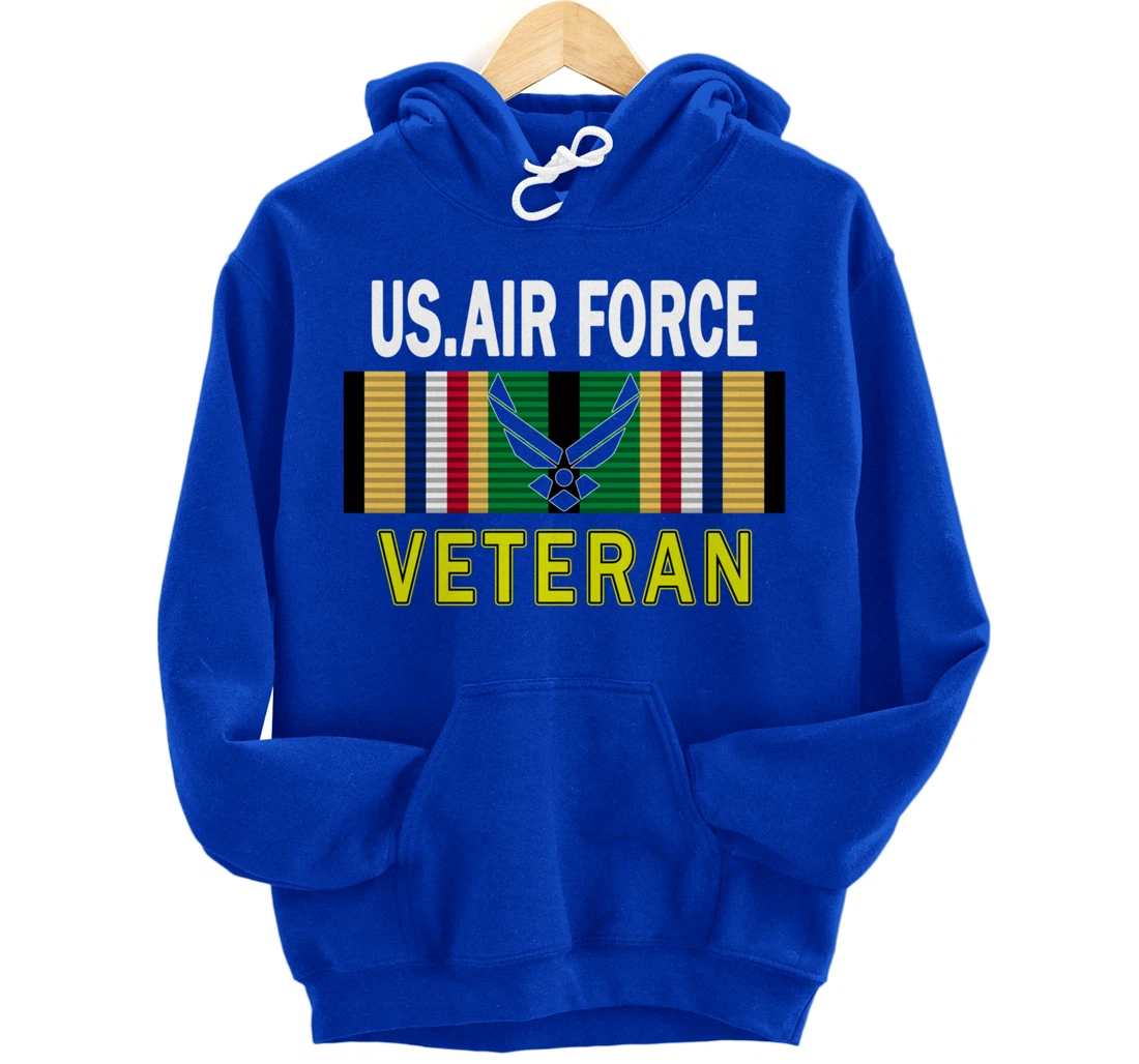 Air Force US Veterans Day Gift Shirt-US Air Force Veteran Pullover Hoodie