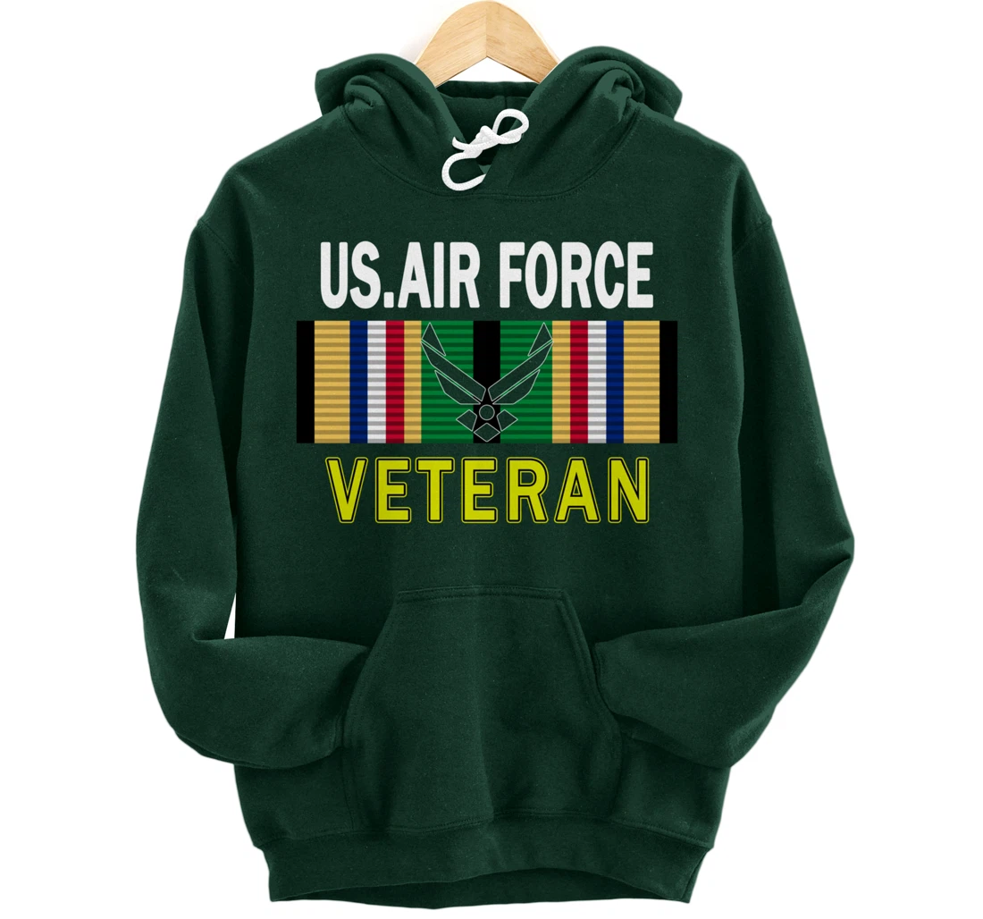 Air Force US Veterans Day Gift Shirt-US Air Force Veteran Pullover Hoodie