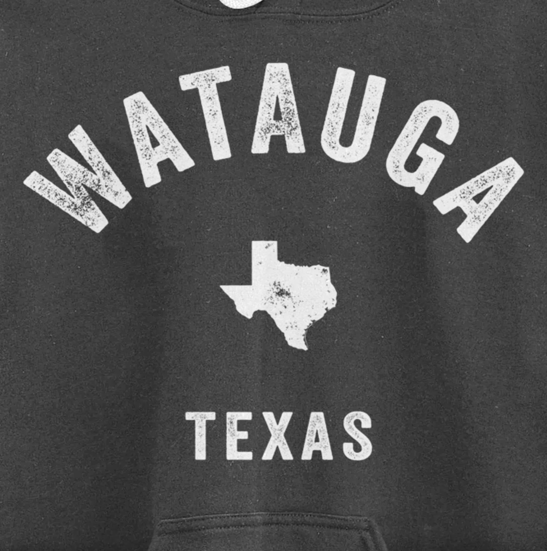 Watauga Texas TX Vintage 70s Athletic Sports Design Pullover Hoodie