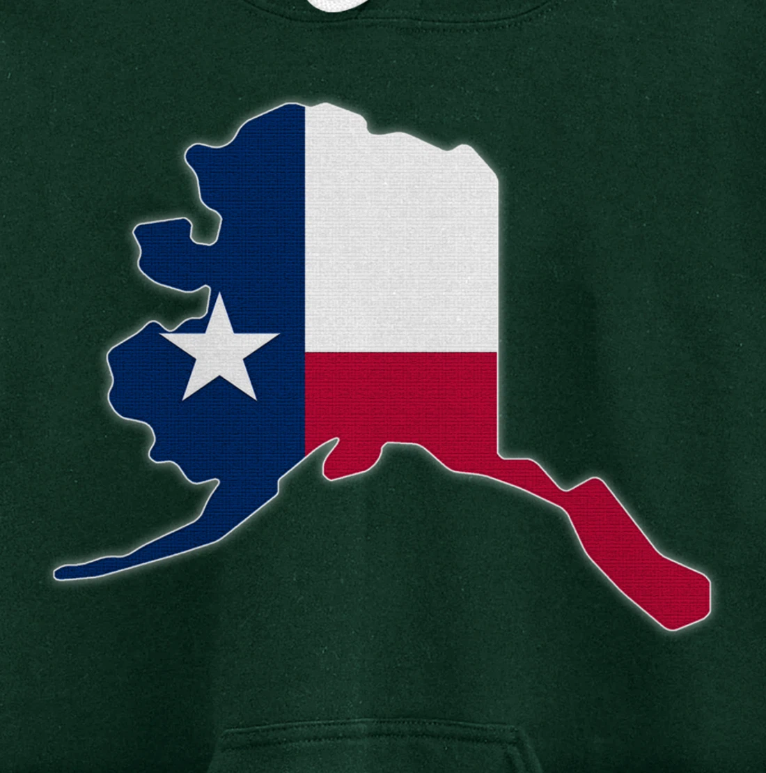 ALASKA STATE MAP TEXAS TX Flag Roots Men Women Gift Pullover Hoodie