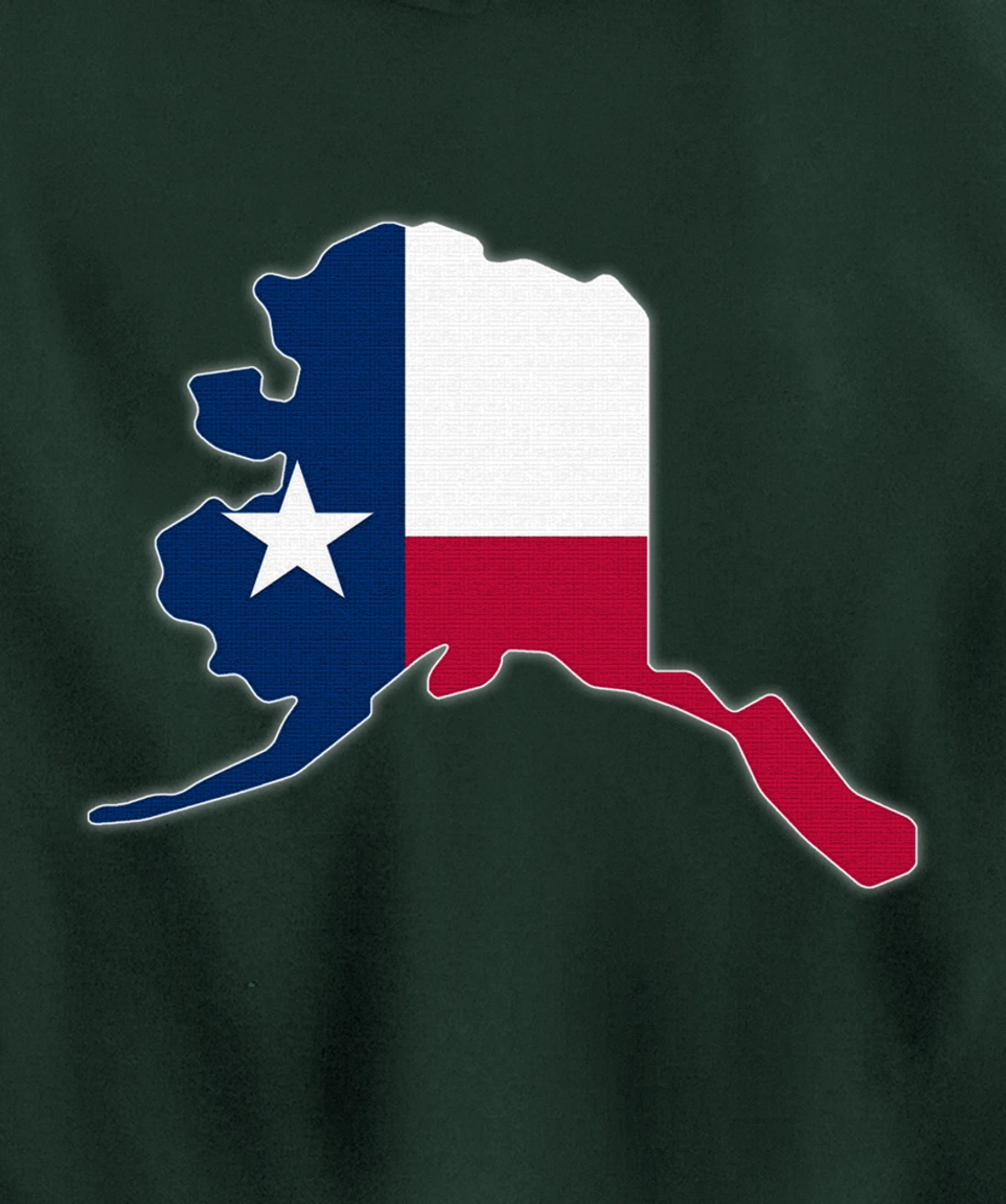 ALASKA STATE MAP TEXAS TX Flag Roots Men Women Gift Pullover Hoodie