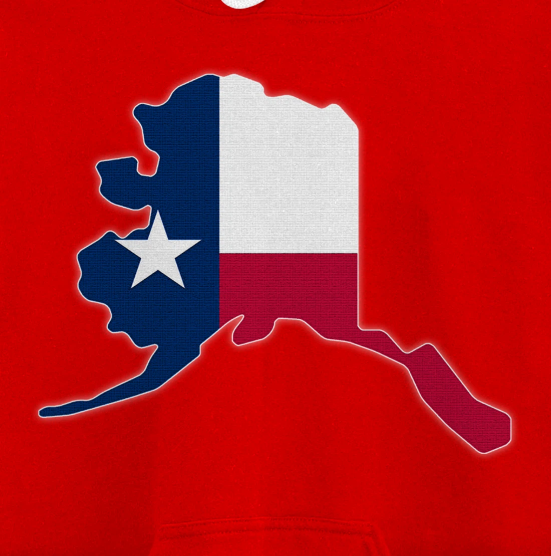 ALASKA STATE MAP TEXAS TX Flag Roots Men Women Gift Pullover Hoodie