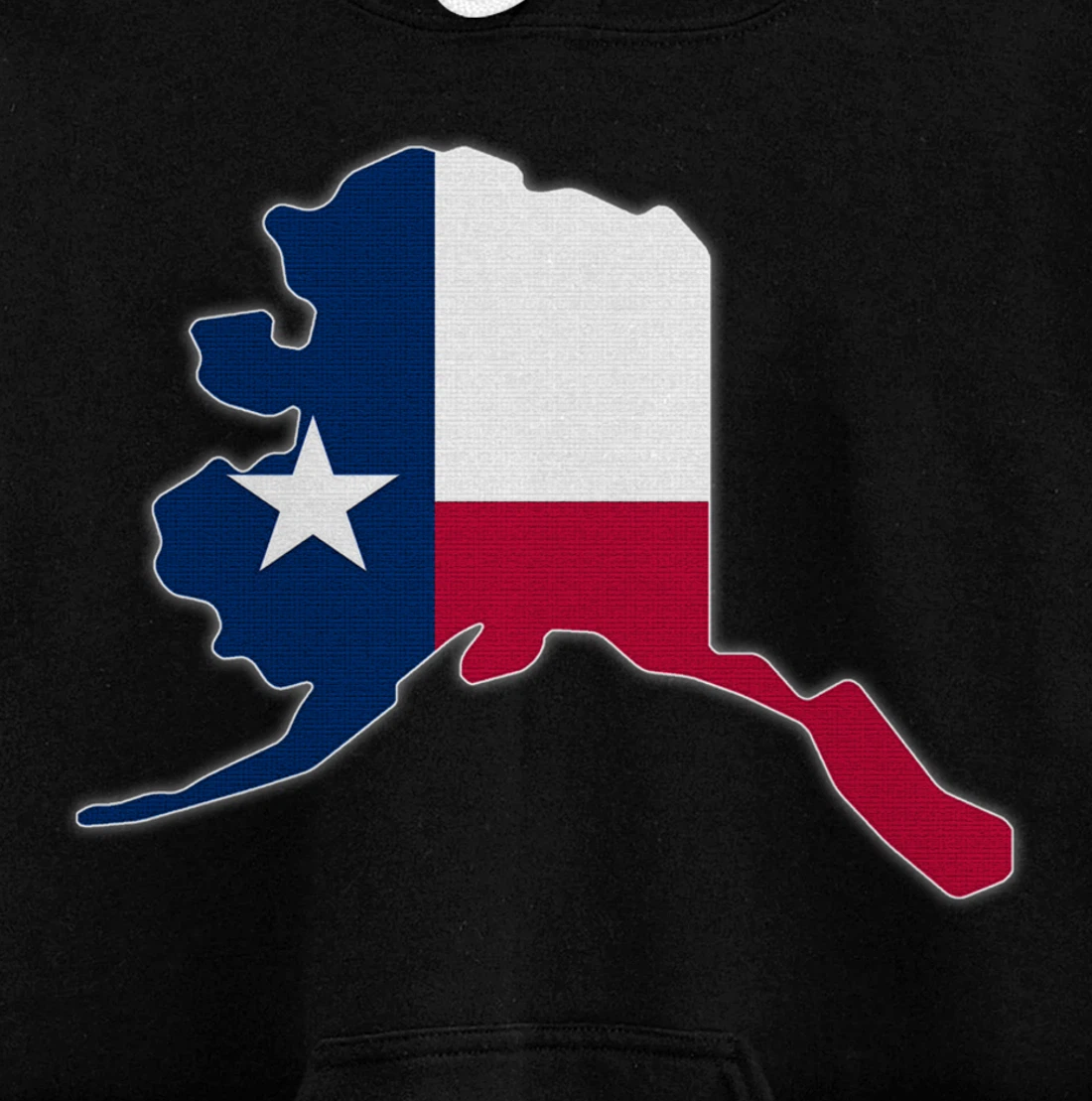 ALASKA STATE MAP TEXAS TX Flag Roots Men Women Gift Pullover Hoodie