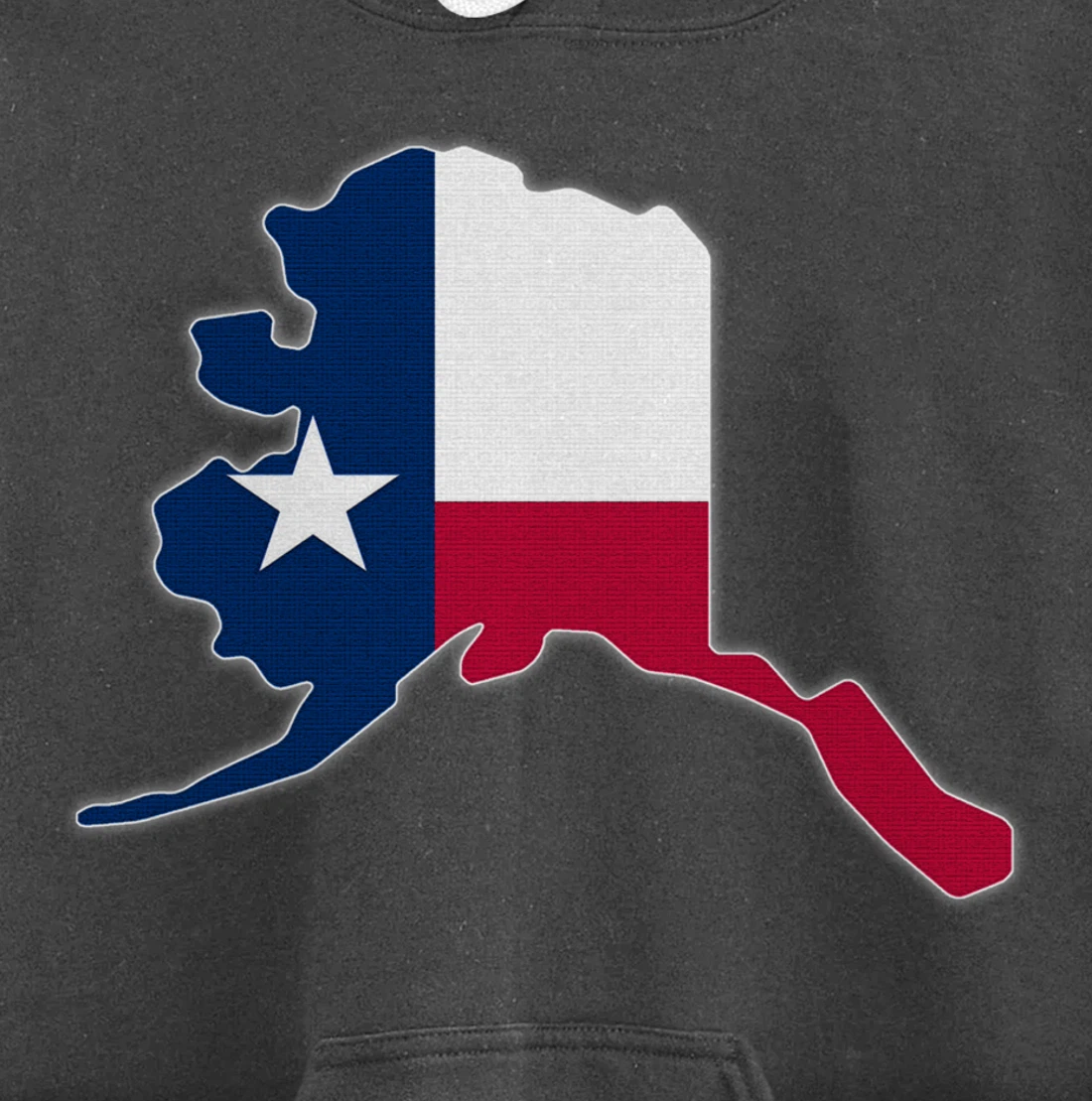 ALASKA STATE MAP TEXAS TX Flag Roots Men Women Gift Pullover Hoodie